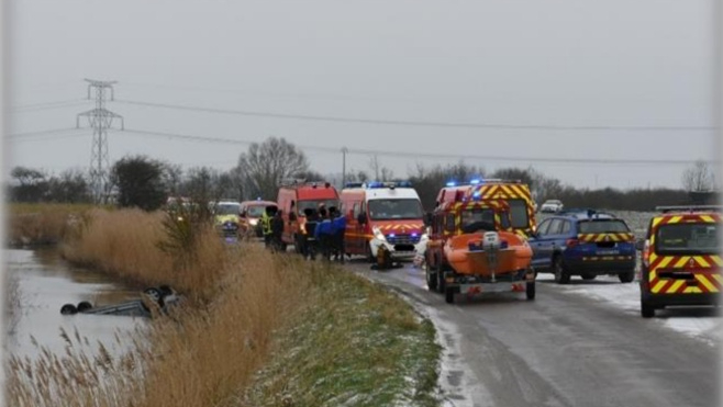 Guemps : une femme trouve la mort dans sa voiture en tombant dans un canal.