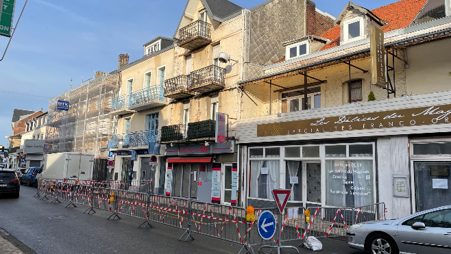 Berck-sur-mer : un immeuble menace de s'effondrer 