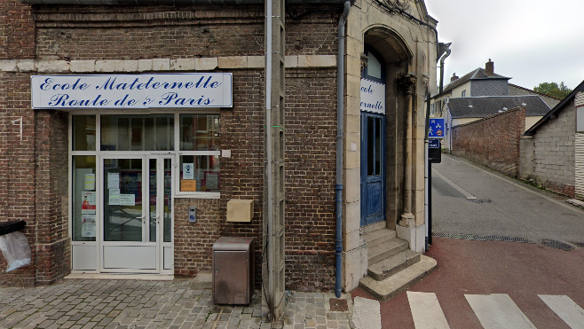 Covid-19 : fermeture de l'école maternelle route de Paris à Abbeville 