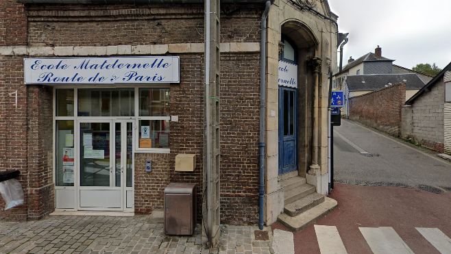 Covid-19 : fermeture de l'école maternelle route de Paris à Abbeville