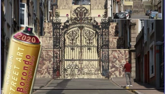 Boulogne: la fresque de Borondo élue la plus belle de France!