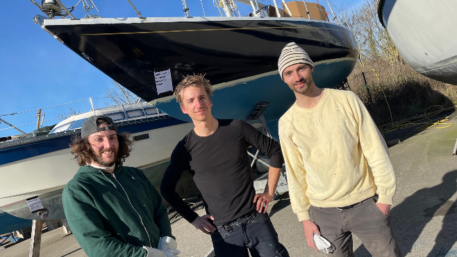 Trois jeunes passionnés d'aventure vont relier la Baie de Somme à l'Arctique en voilier