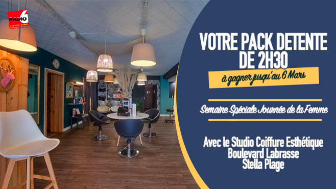 Cadeau d'exception : 2h30 rien que pour VOUS les filles, avec LE STUDIO COIFFURE ESTHETIQUE à Stella Plage