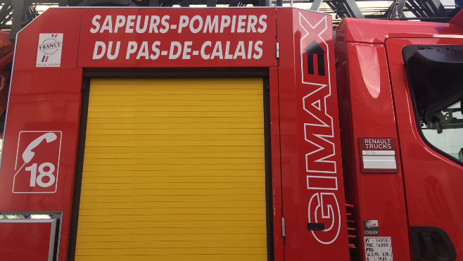 Un bâtiment entièrement détruit à Audruicq