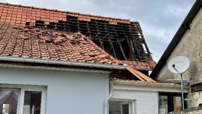 Aubin-Saint-Vaast: une maison partiellement détruite par un incendie