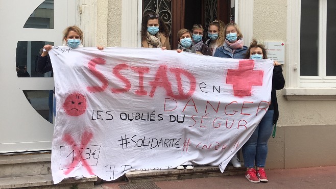 Calais : les agents des services de soins infirmiers à domicile de la Croix-Rouge privés de revalorisation salariale