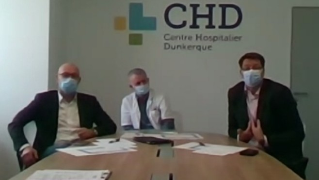 Covid : soulagement et vigilance à l'hôpital de Dunkerque.