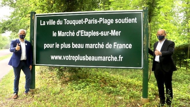 Le marché d'Etaples au JT de TF1, et sur les panneaux verts du Touquet