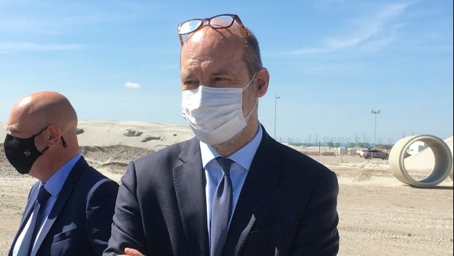 Maurice Georges prend ses marques comme Président du Grand Port maritime de Dunkerque.