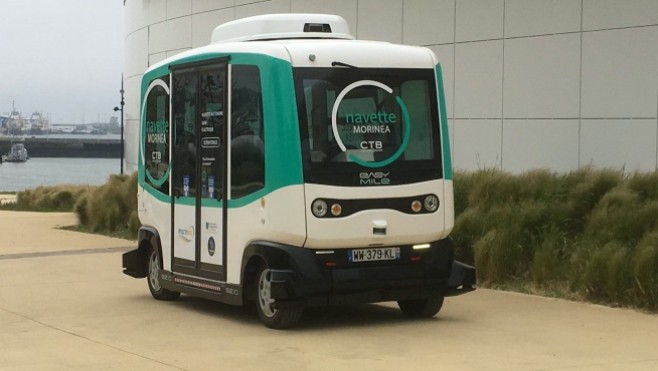 La navette autonome Morinéa en test à Boulogne jusque fin août !
