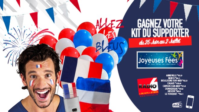 Radio 6 et Joyeuses Fées vous offrent le Kit du Supporter d'une valeur de 30€
