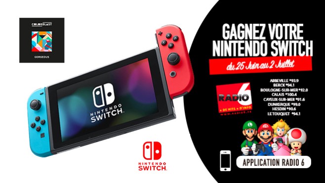 Gagnez votre Nintendo Switch en écoutant Radio 6