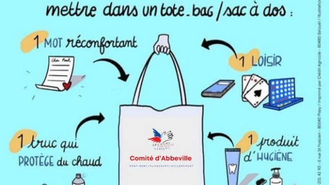 Abbeville:le Secours Populaire vous propose de faire des « sacs d'été » pour les plus démunis