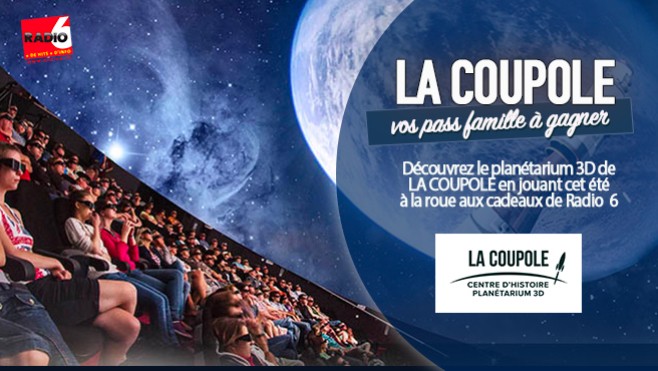 Gagnez votre pass découverte pour LA COUPOLE