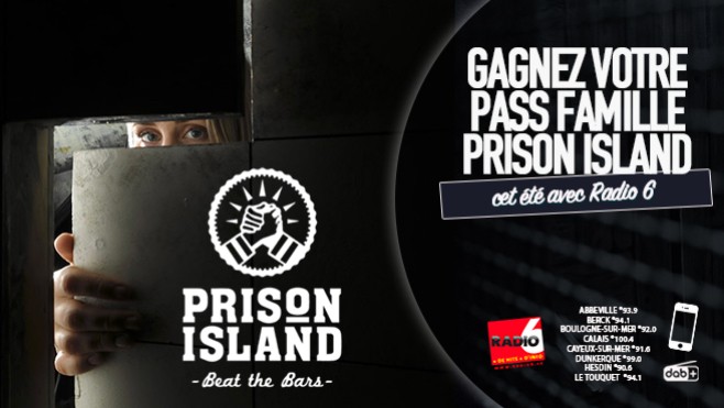 JEU SMS - Gagnez 1h de jeu pour 4 personnes chez Prison Island COTE D'OPALE