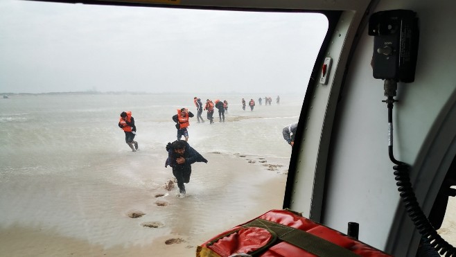 123 migrants secourus en mer lundi d'Equihen à Dunkerque