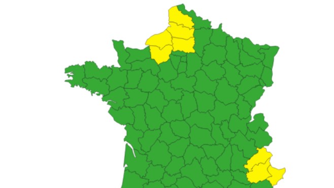 Le Pas-de-Calais et la Somme toujours en alerte jaune aux orages