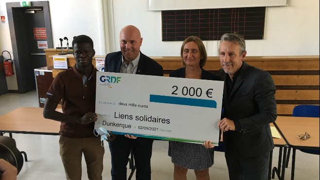 2000 euros pour l'association Liens Solidaires Dunkerque !