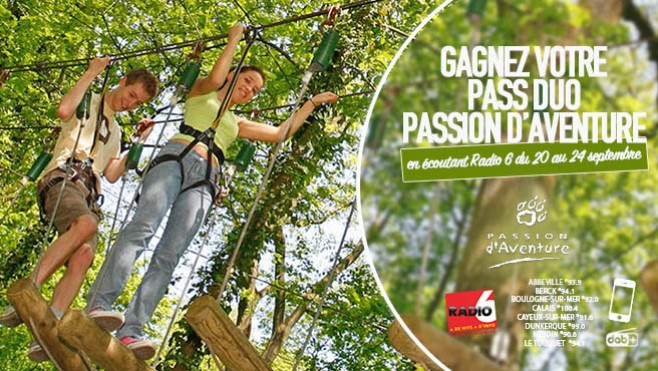 Gagnez votre PASS DUO Passion d'Aventure à Guines ou Olhain