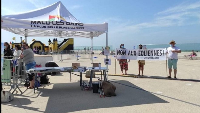 Vendredi au Havre, samedi à Dunkerque, 2 manifestations contre les parcs éoliens offshore !