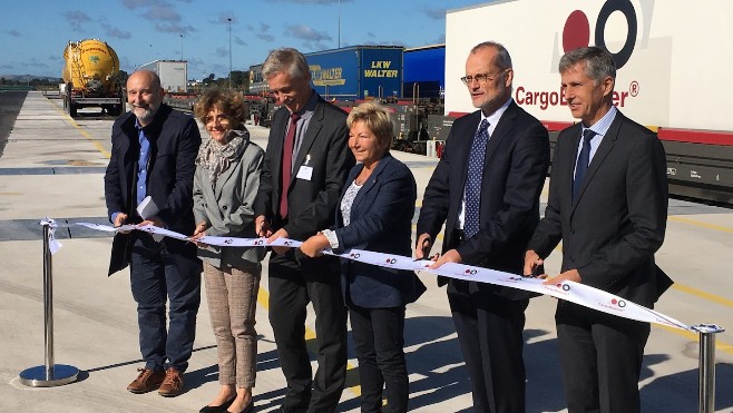 Cargobeamer a inauguré son terminal d'autoroute ferroviaire à Calais !