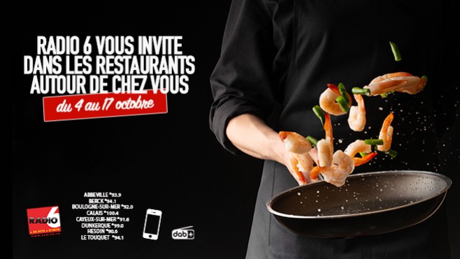 Radio 6 vous invite au restaurant