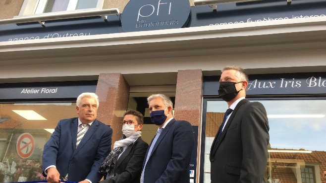 Outreau : une antenne des Pompes Funèbres Intercommunales succède à la marbrerie Dehame.