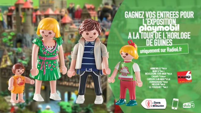 Jeu Web - Gagnez votre pass pour l'exposition Playmobil de la Tour de L'horloge de Guines