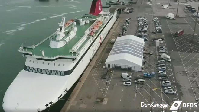Grand port de Dunkerque : le terminal « Irlande » est inauguré