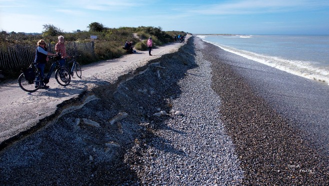 Cayeux: inquiétude pour la Route Blanche, face au stop de l'Etat pour le vaste projet de rechargement