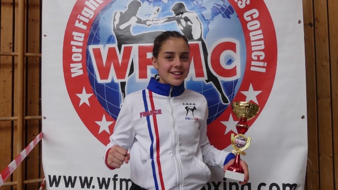 Montreuillois: à 13 ans, Léane est devenue championne du monde de kick-boxing