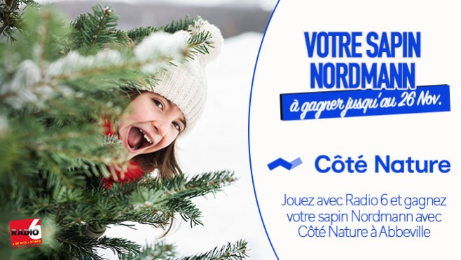 Côté Nature à Abbeville vous offre votre sapin de noël