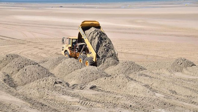 Merlimont: un rechargement de 15.000m3 de sable débute ce mercredi