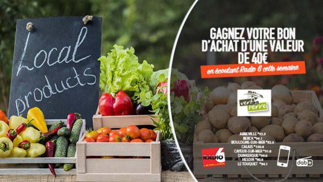 Gagnez votre bon de 40€ avec les producteurs locaux de chez Vert de Terre 