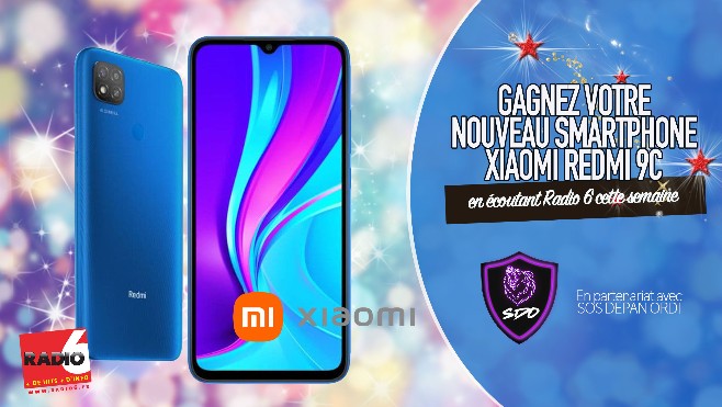 GRAND JEU DE NOEL - Radio 6 et SOS DEPAN'ORDI vous offre votre nouveau smartphone XIAOMI