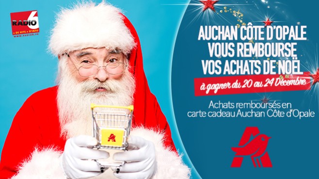 JEU SMS  - Gagnez 150€ de courses en jouant avec Radio 6 et le AUCHAN PIETON, le nouveau service d'Auchan Côte d'Opale.