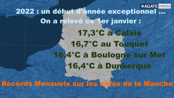 Il n'a jamais fait aussi chaud un 1er janvier à Calais, Dunkerque ou Abbeville !