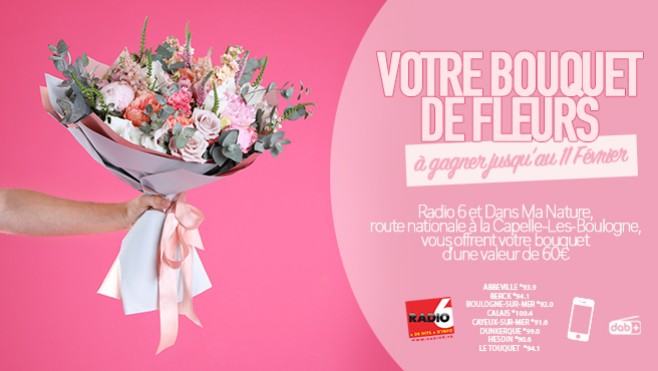 Pour la St Valentin, dites le avec des fleurs ! En partenariat avec DANS MA NATURE à la Capelle Les Boulogne