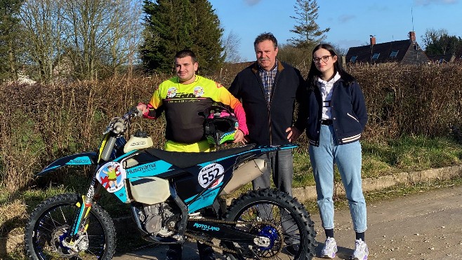 Enduropale : Un motard va courir pour l’association Un enfant dans le ciel !
