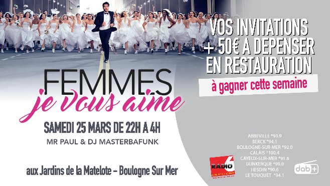 Gagnez vos entrées pour FEMMES JE VOUS AIME aux Jardins de la Matelote