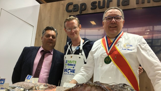 Au salon de l'agriculture, le chef Jackie Masse est venu de Fort Mahon pour prôner la coque !
