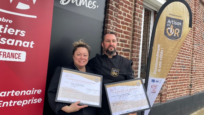 Verton: la boulangerie-pâtisserie « Les Belles Dames » a reçu la distinction Artisan en Or