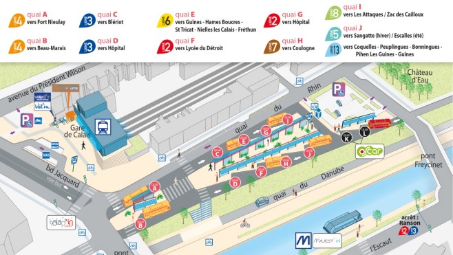A Calais, mise en service lundi du Pôle d’Echanges Multimodal