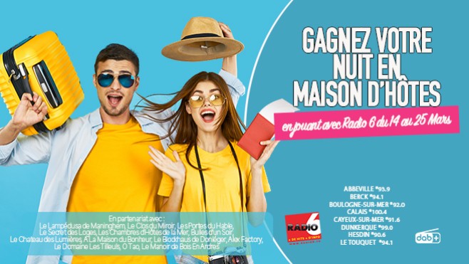Passez une nuit dans une chambre d'hôtes en jouant avec Radio 6