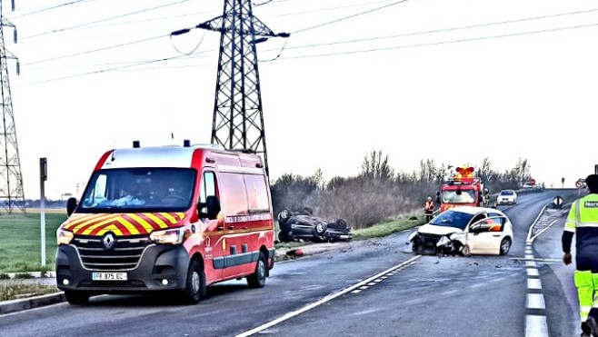 Bourbourg : un violent accident entre deux voitures mardi matin !