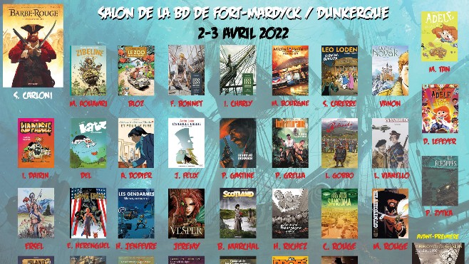 A Fort-Mardyck, 35 auteurs de BD seront présents ce week-end !