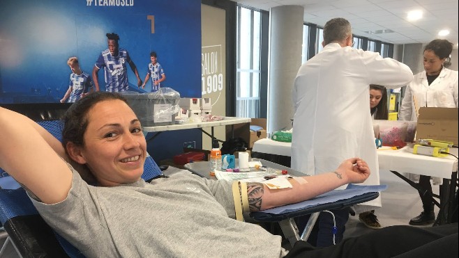 Dunkerque : succés pour la collecte de sang ce lundi au Stade Tribut avec L'USLD