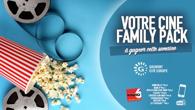 Radio 6 vous invite en famille, au Cinéma Gaumont Cité Europe