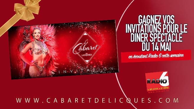 JEU SMS - Gagnez 2 invitations pour le diner spectacle du 14 mai au Cabaret de Licques