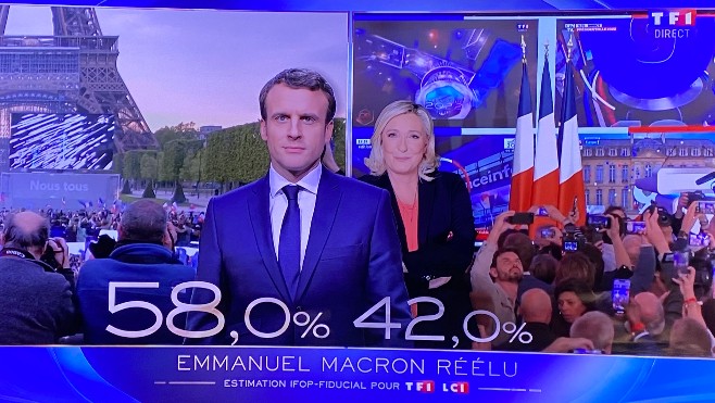 Emmanuel Macron réélu Président de la République